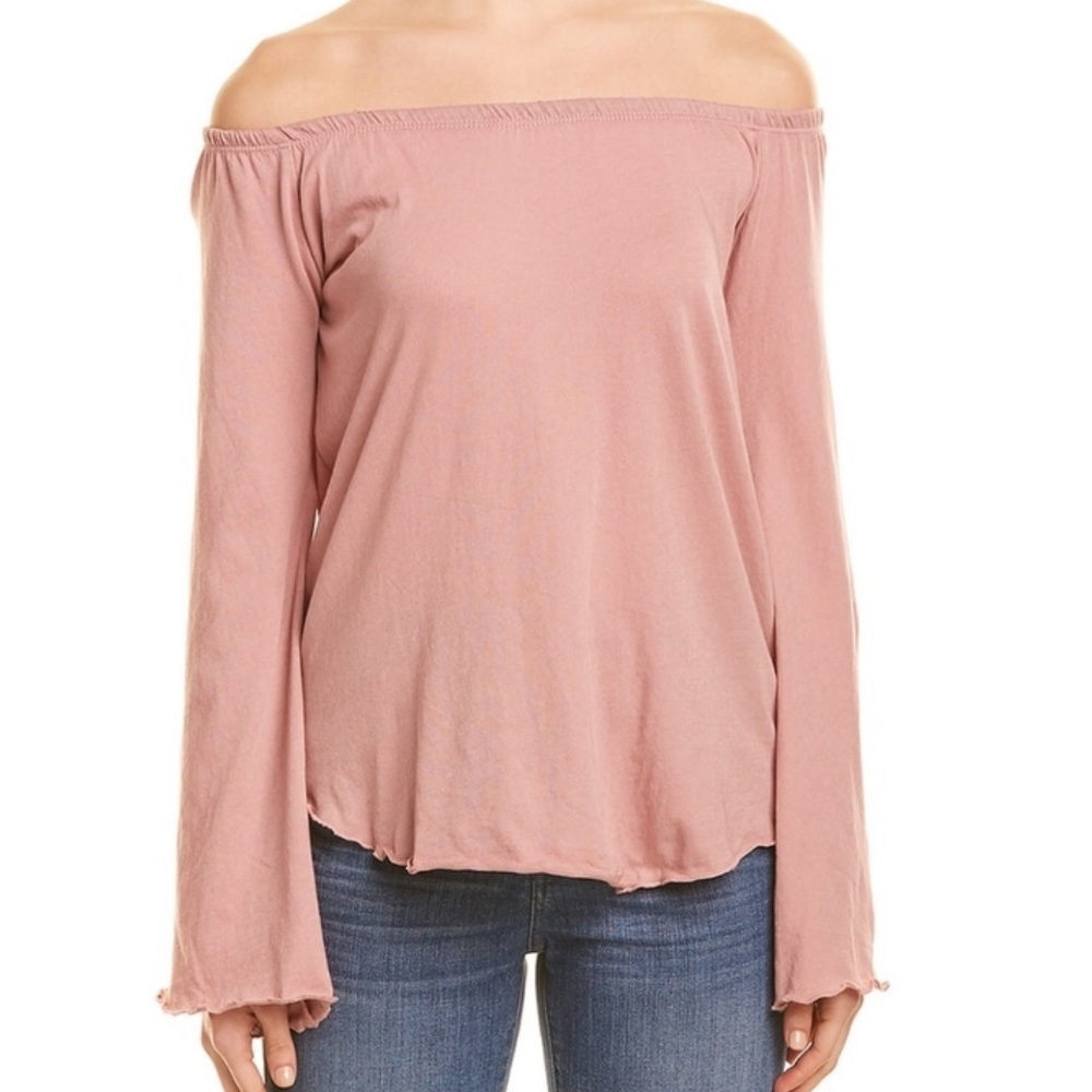 Chaser•off shoulder bell sleeve top size xs